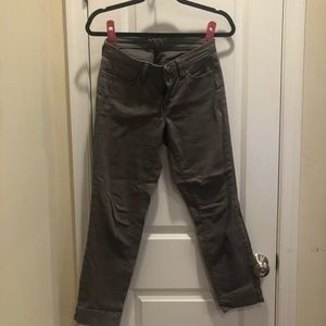 Gray Ankle Pants Gap Size 2